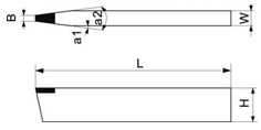 Inserti per scanalatura HB PCD