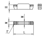 CBN grooving tools MGGN