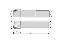 One side tool holder for Round solid CBN insert