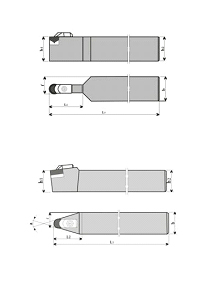 Portaherramientas de arco para ranurado