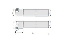 83°tool holder for square solid CBN insert