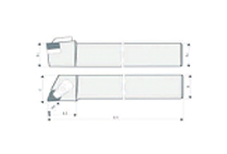 95°tool holder for D-Type solid CBN insert