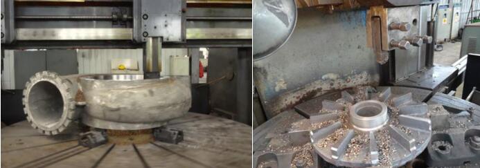 Halnn Solid CBN inserts turning high chromium cast iron slurry pump 2