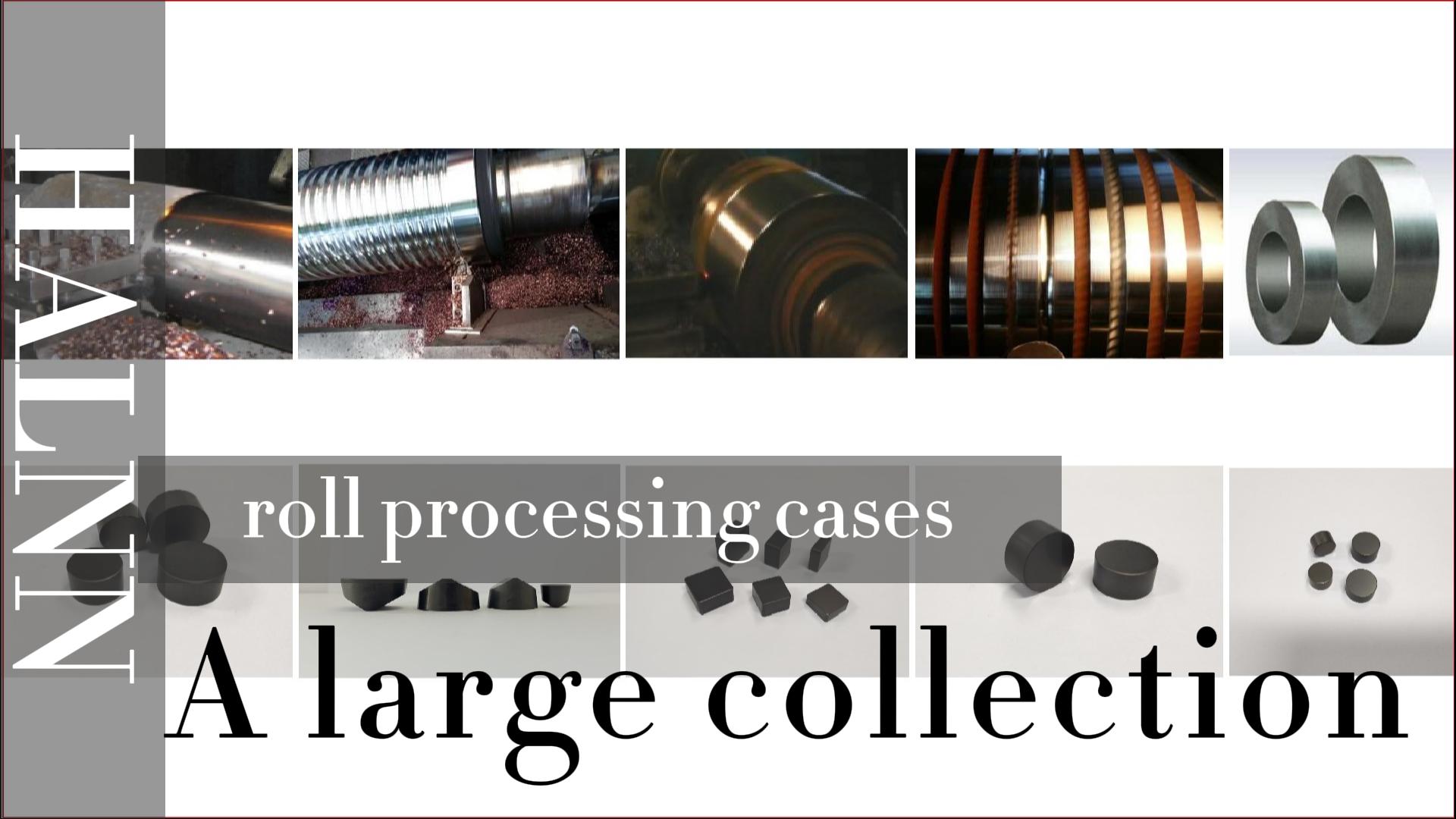 Halnn CBN inserts /PCD tools processing roll success case