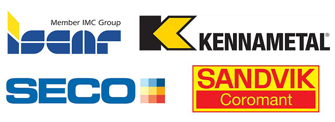 Компания Halnn может предоставить инструменты Sandvik coromant, Seco, Lscar, Kennametal.