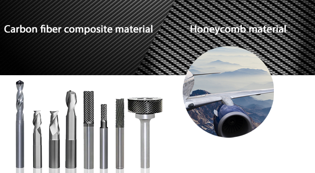 Halnn PCD and carbide tools for aircraft wing